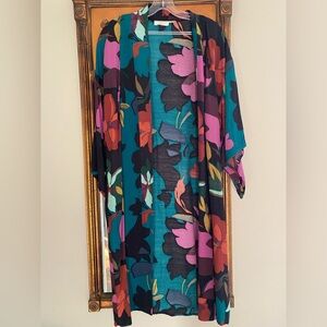 Anthropologie Maeve Kira long Kimono jacket, size S/M, EEEUC